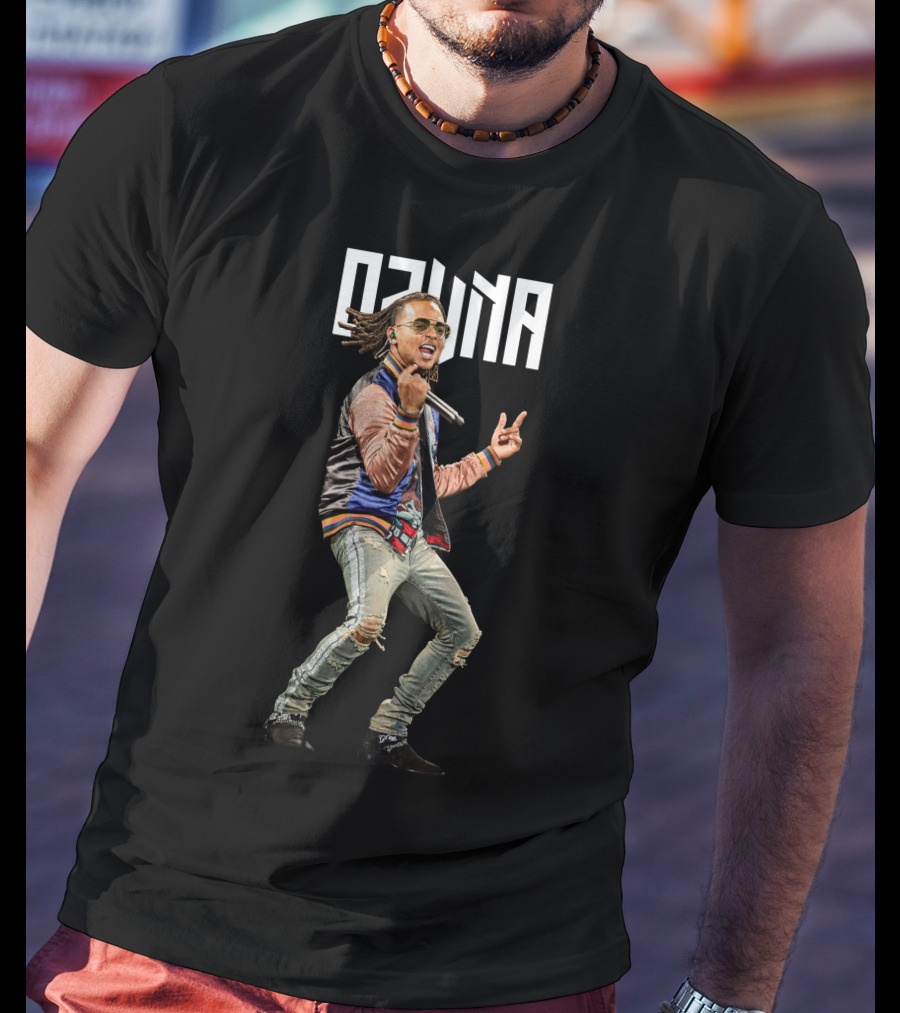 OZN Ozuna Music Icon Mic Performance T-Shirt