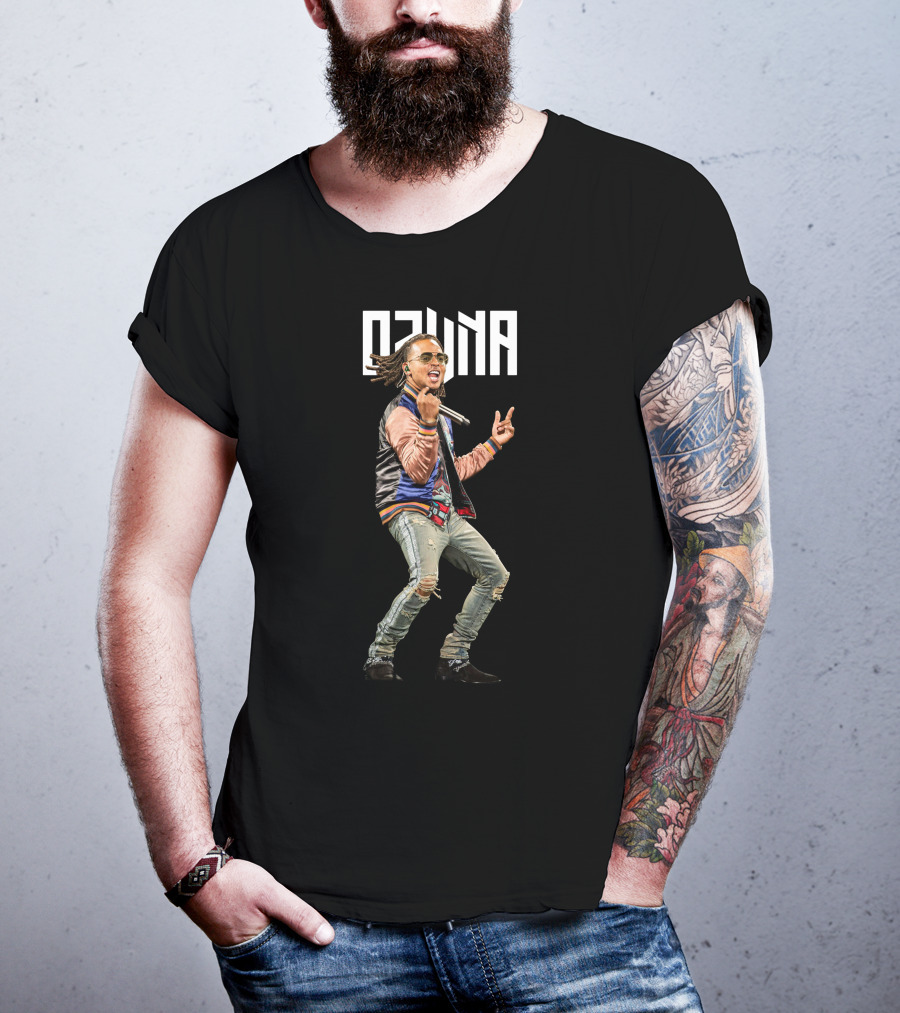 OZN Ozuna Music Icon Mic Performance T-Shirt