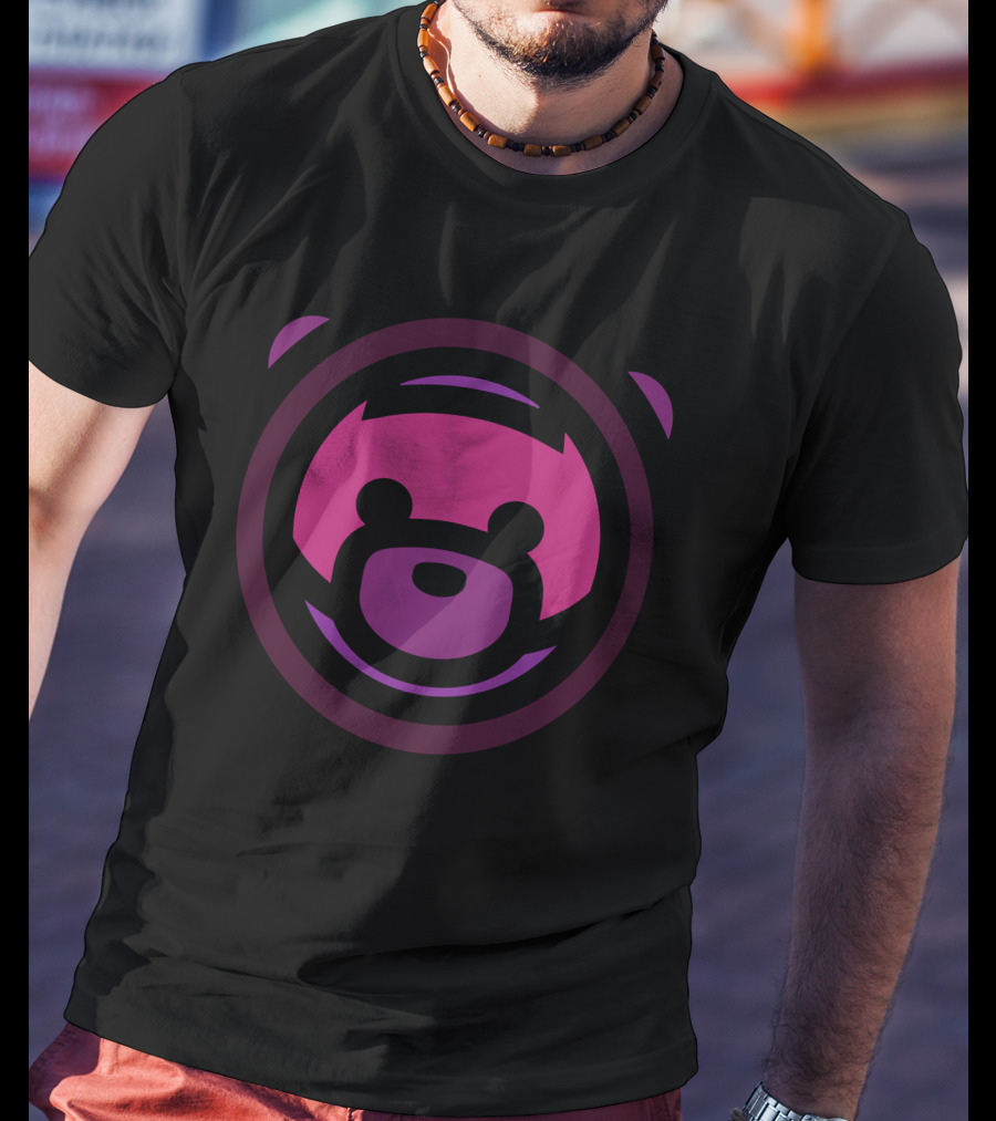 Aura 2 Pink Bear Face T-Shirt
