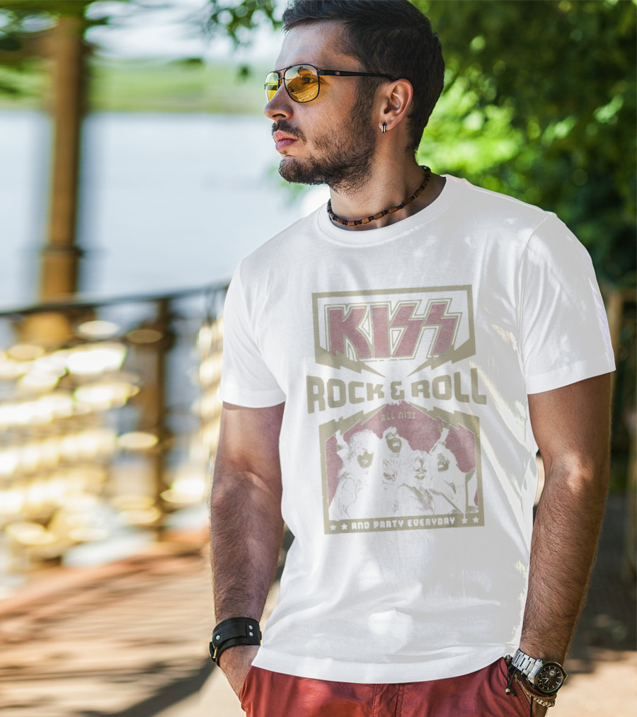 KISS Rock And Roll All Nite And Party Everyday T-Shirt