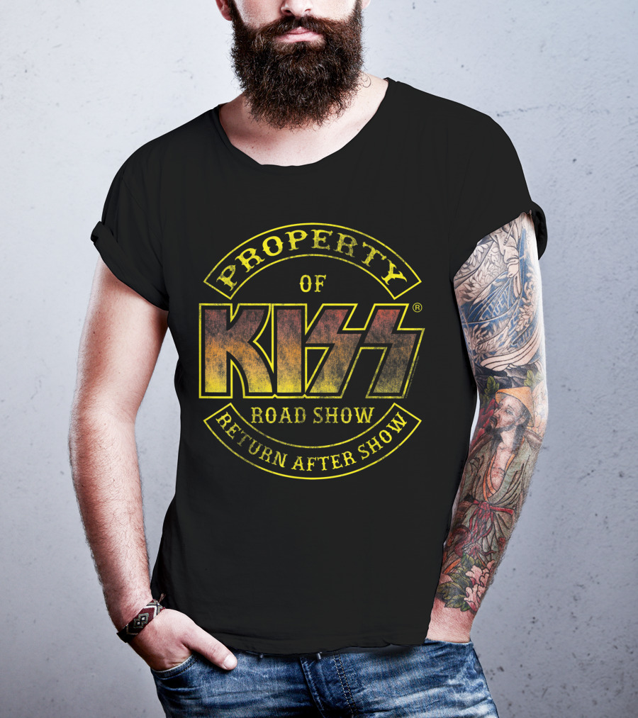 Property Of KISS Road Show Return After Show T-Shirt