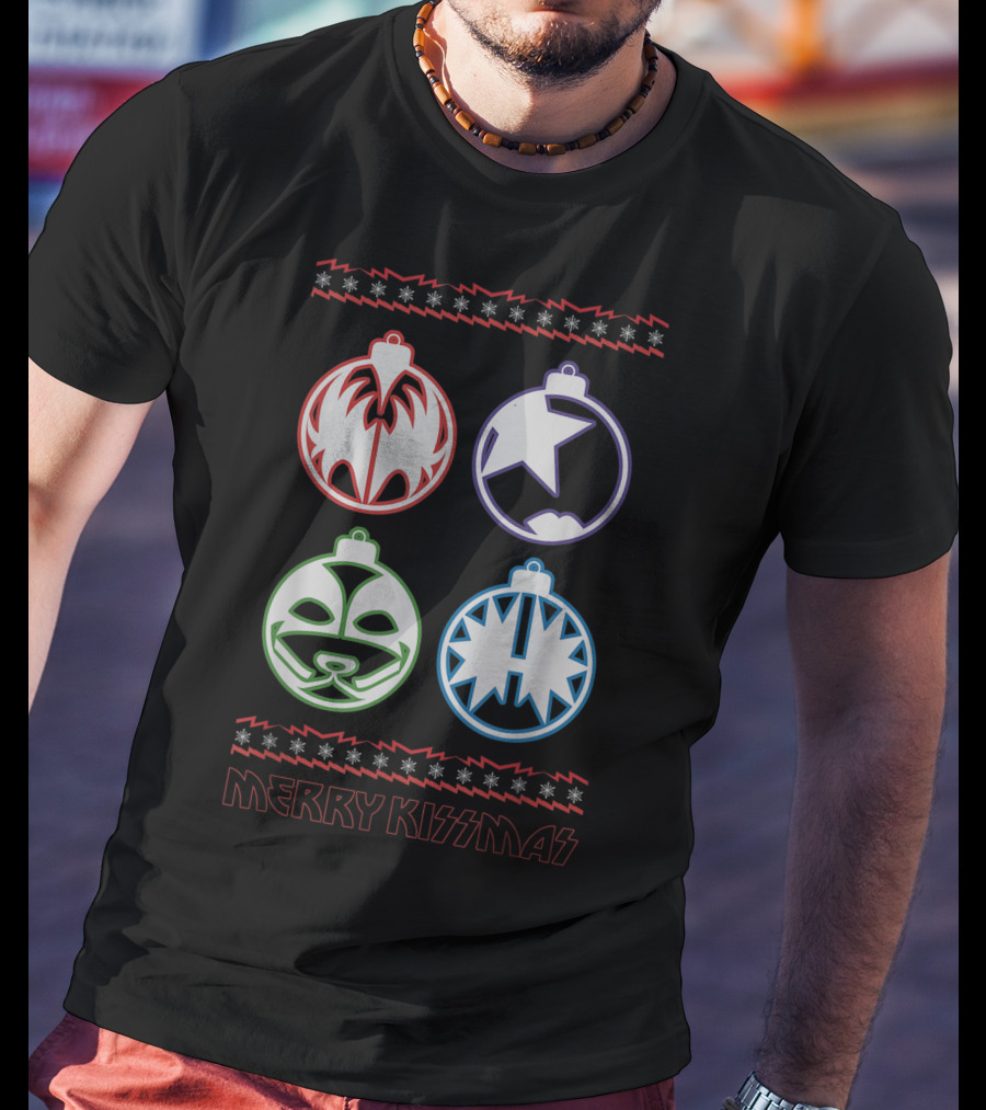 Merry KISSmas Rockin Around The KISSmas Tree T-Shirt