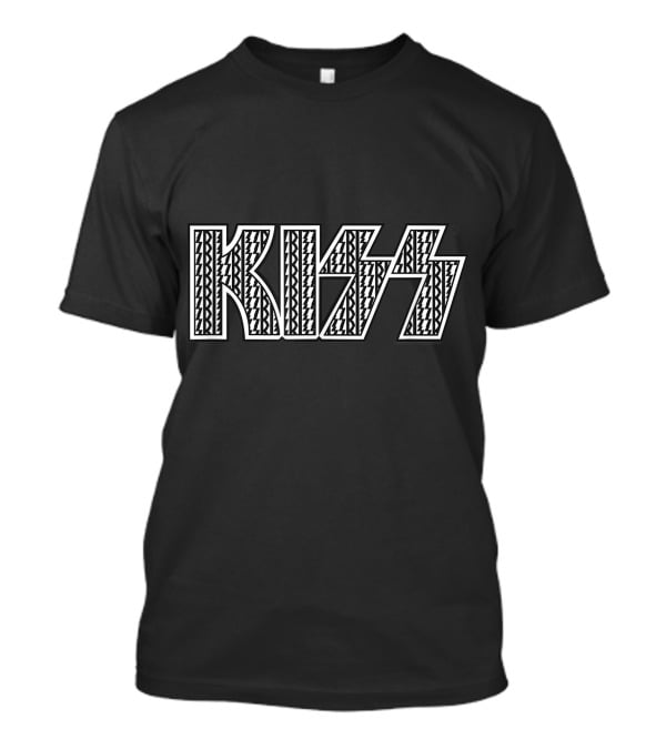 KISS Static Logo Iconic Bold Pattern T-Shirt