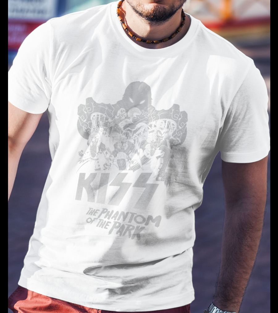 KISS The Phantom Of The Park Roller Coaster And Monsters Adventure T-Shirt