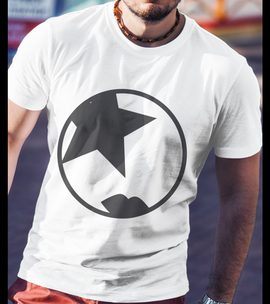 KISS Starchild Star Lips Circle T-Shirt