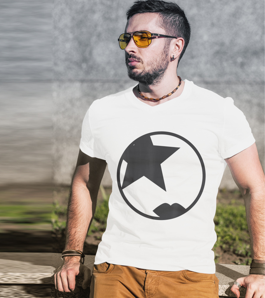 KISS Starchild Star Lips Circle T-Shirt