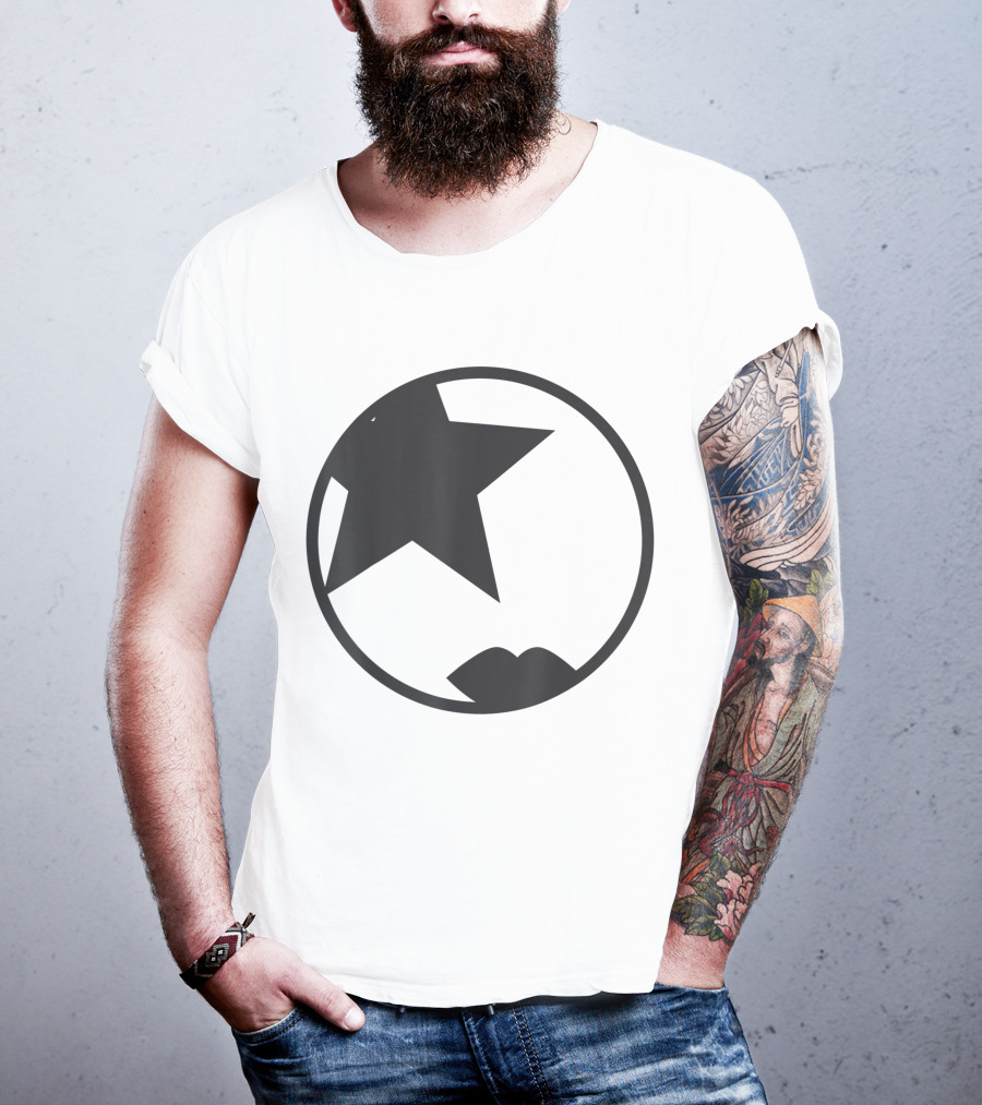 KISS Starchild Star Lips Circle T-Shirt