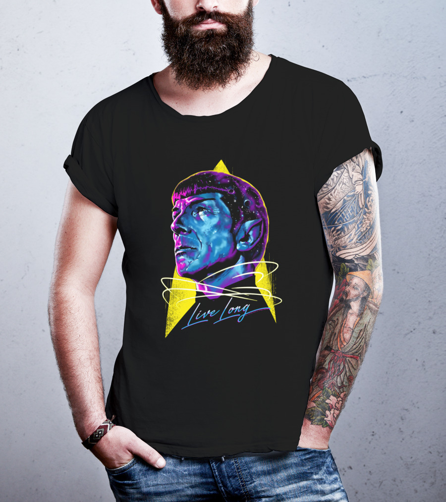 Live Long Star Trek Spock T-Shirt