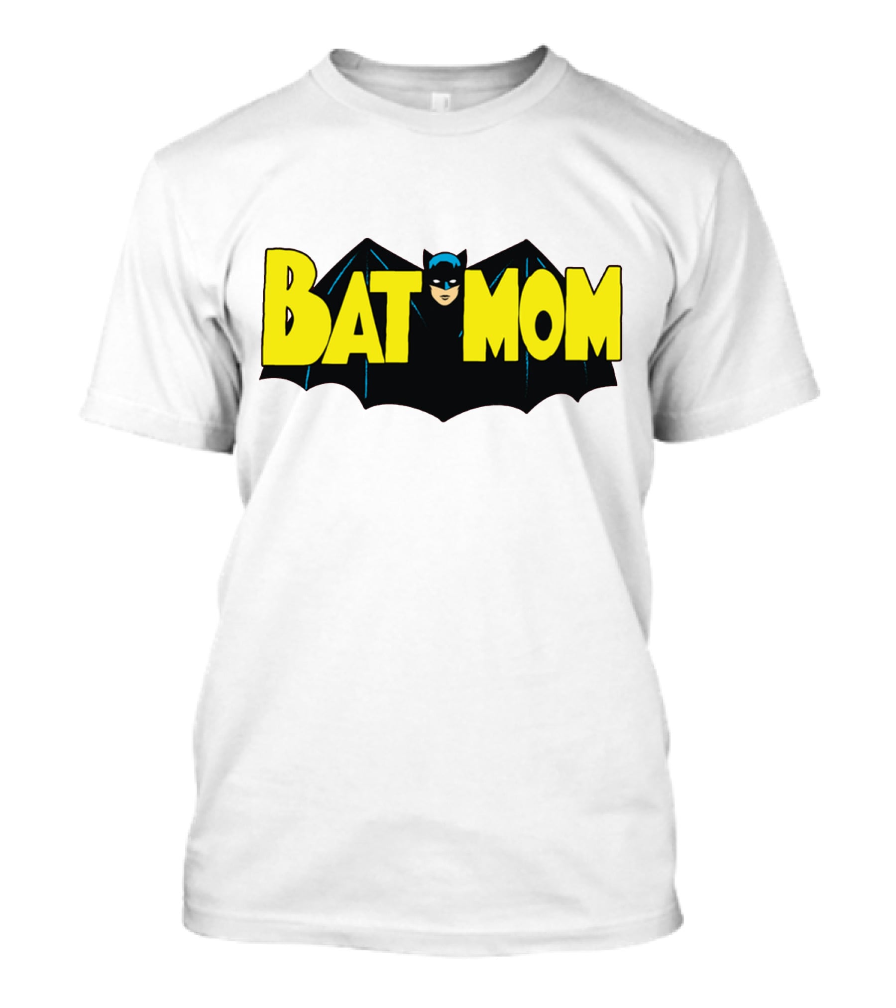 BATMOM Batman Logo Parody Cartoon T-Shirt