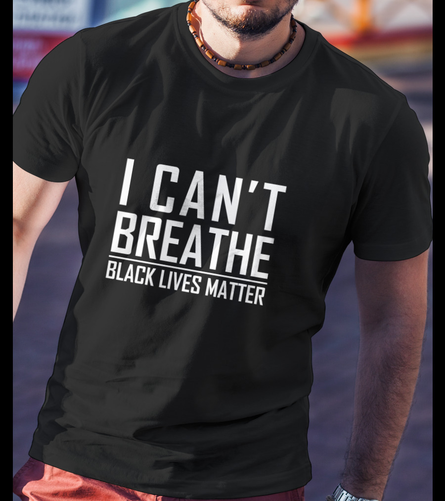 I Can't Breathe Black Lives Matter Bubba Wallace T-Shirt