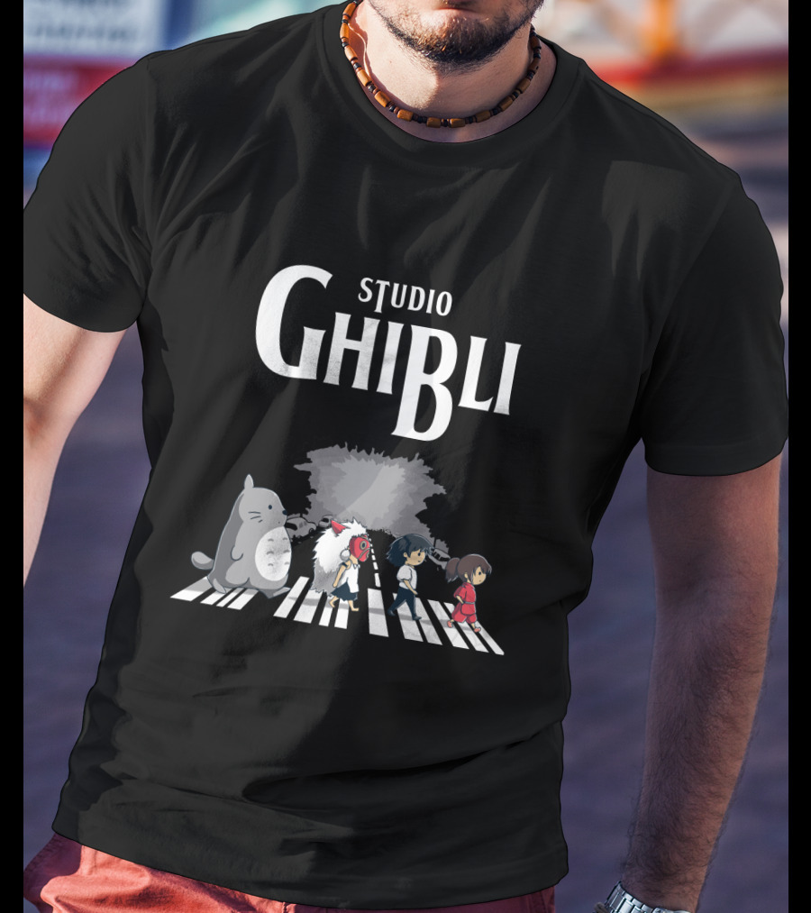 Studio Ghibli Abbey Road Crossing T-Shirt