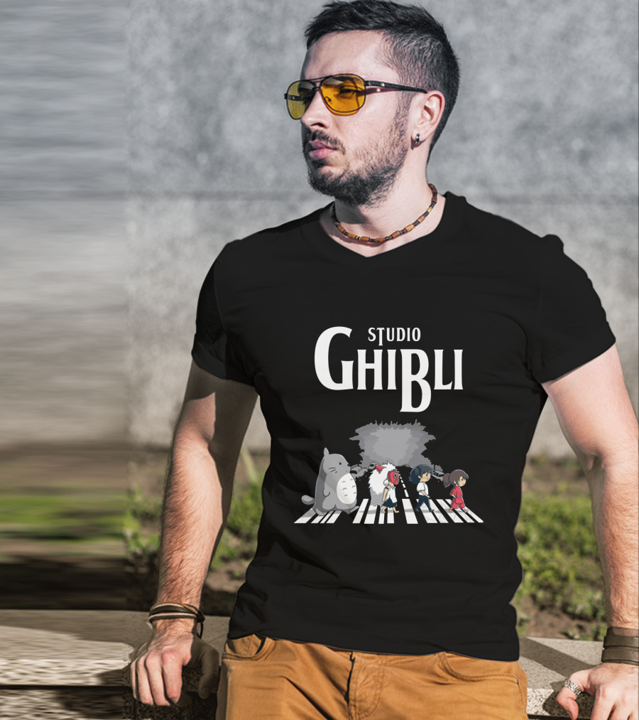 Studio Ghibli Abbey Road Crossing T-Shirt