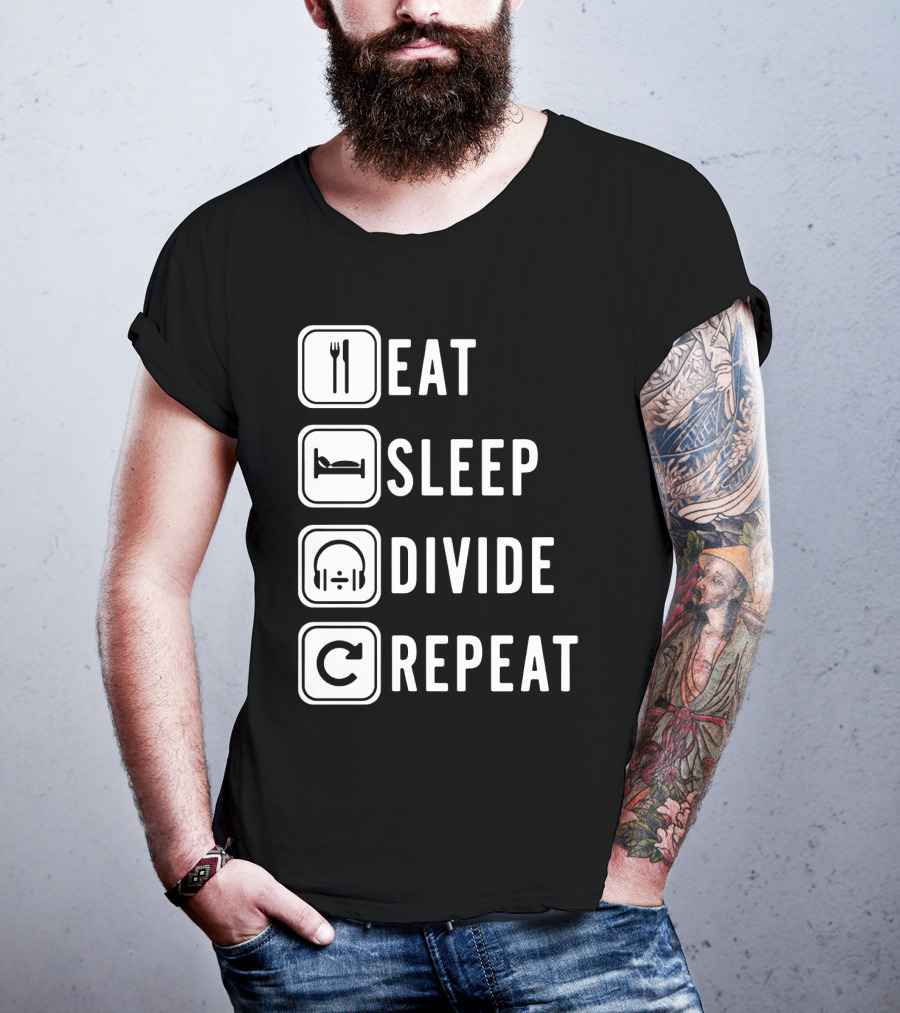 Eat Sleep Divide Repeat T-Shirt