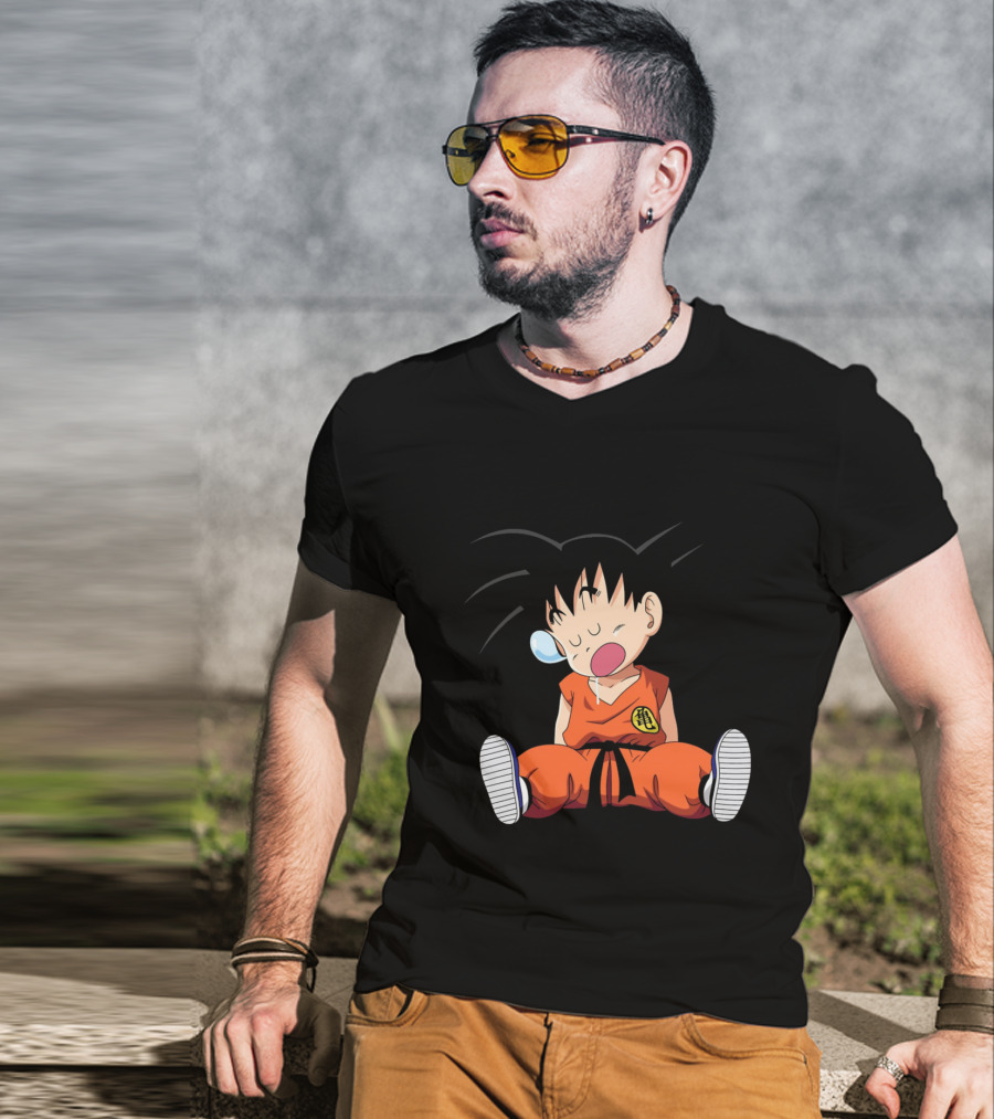 Dragonball Z Goku Kid Sleepy Super Saiyan T-Shirt