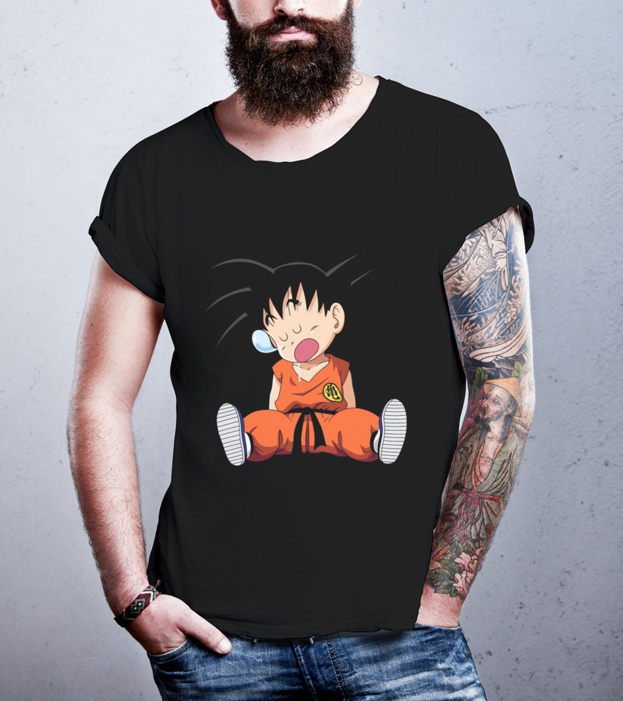 Dragonball Z Goku Kid Sleepy Super Saiyan T-Shirt