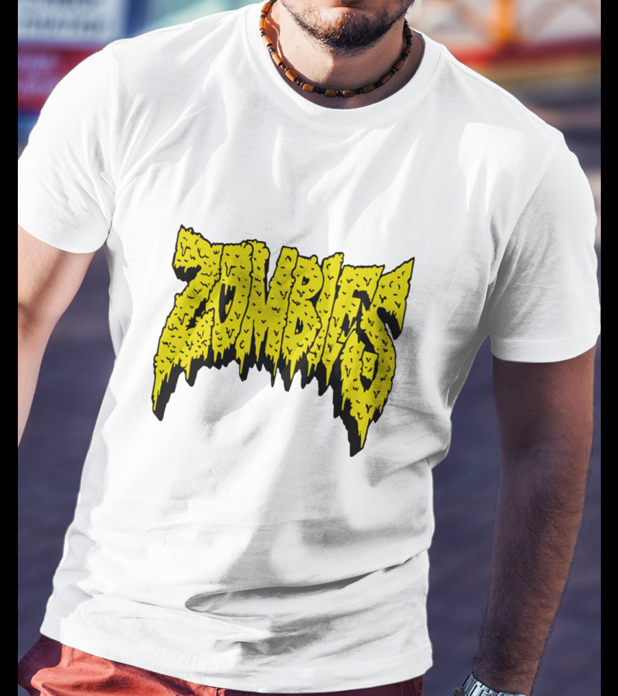 Flatbush Zombies Iconic Yellow Gooey Text T-Shirt