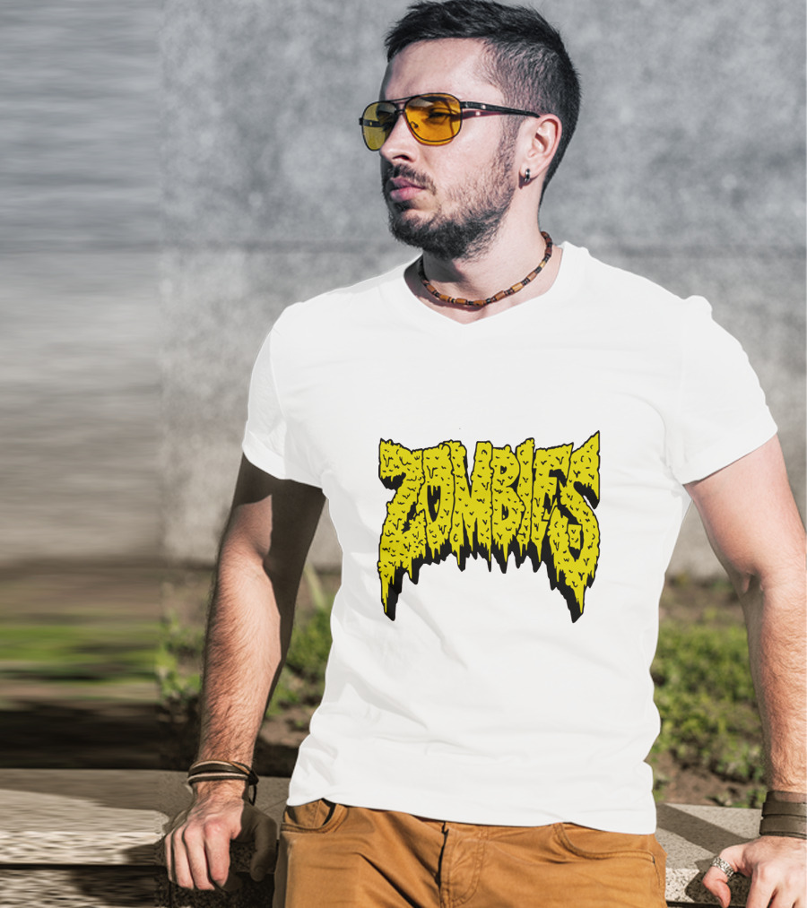 Flatbush Zombies Iconic Yellow Gooey Text T-Shirt