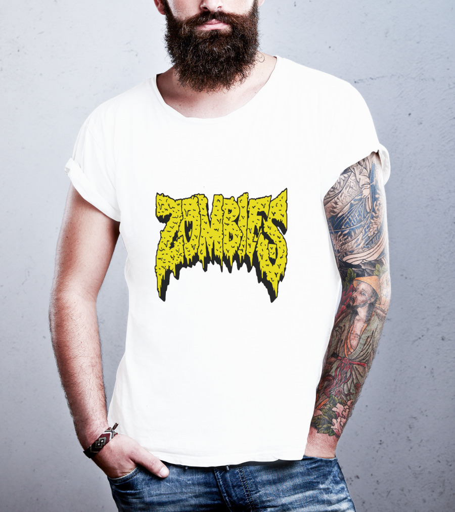 Flatbush Zombies Iconic Yellow Gooey Text T-Shirt