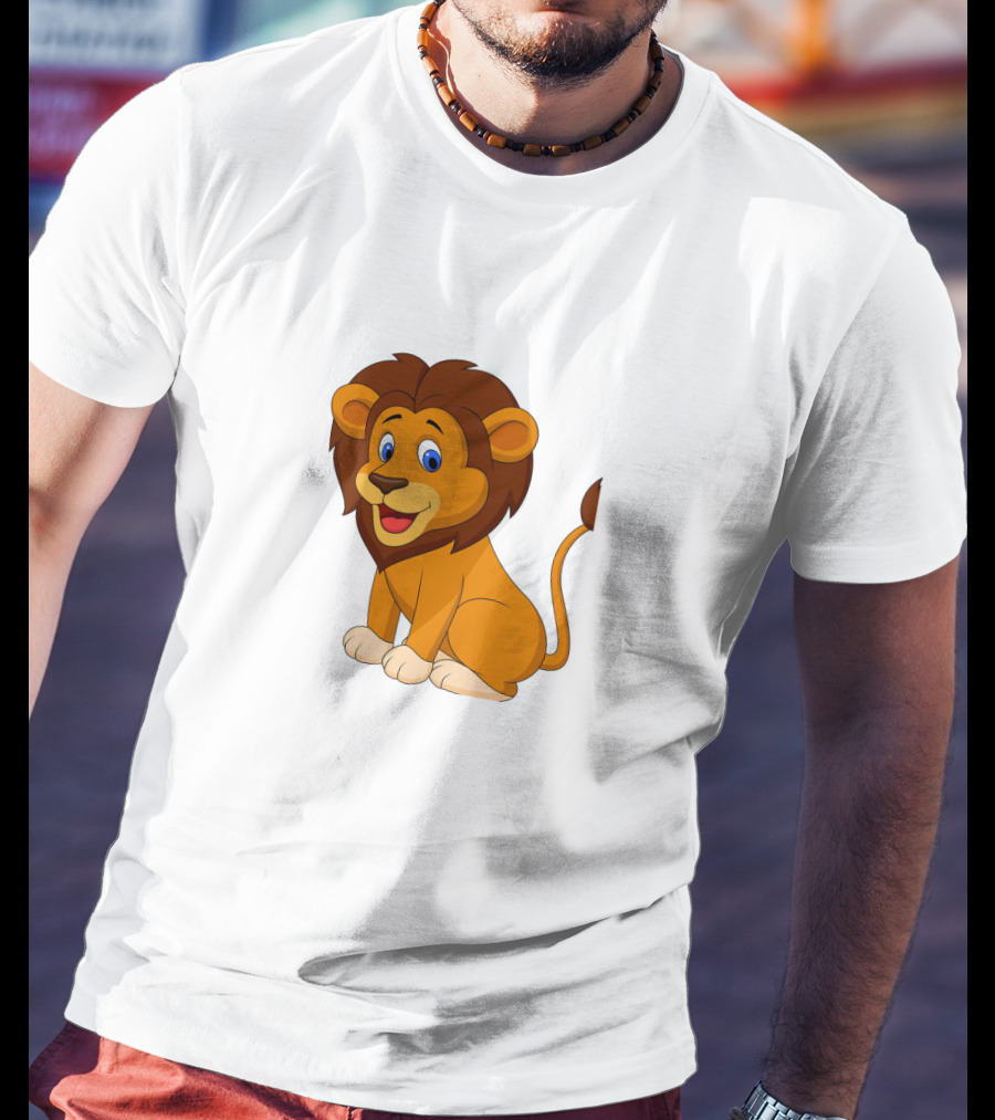 Seven Lions Cartoon Lion T-Shirt