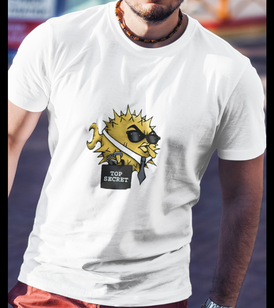 SSH Merch Top Secret Pufferfish Agent T-Shirt