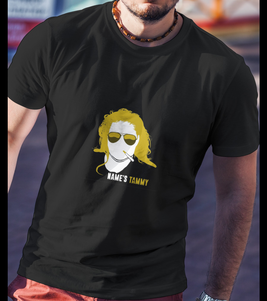 NAME'S TAMMY Trailer Trash Tammy Sun Glasses Cigarette T-Shirt