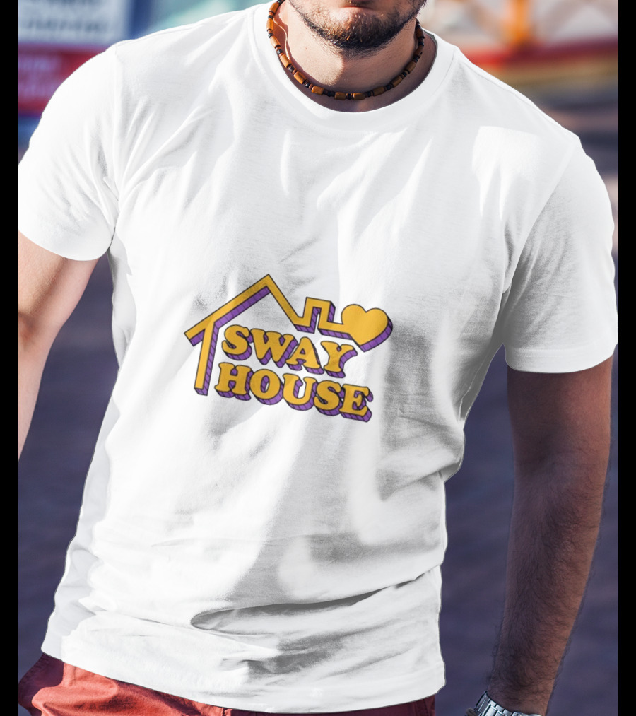 Sway House Yellow And Purple Heart T-Shirt