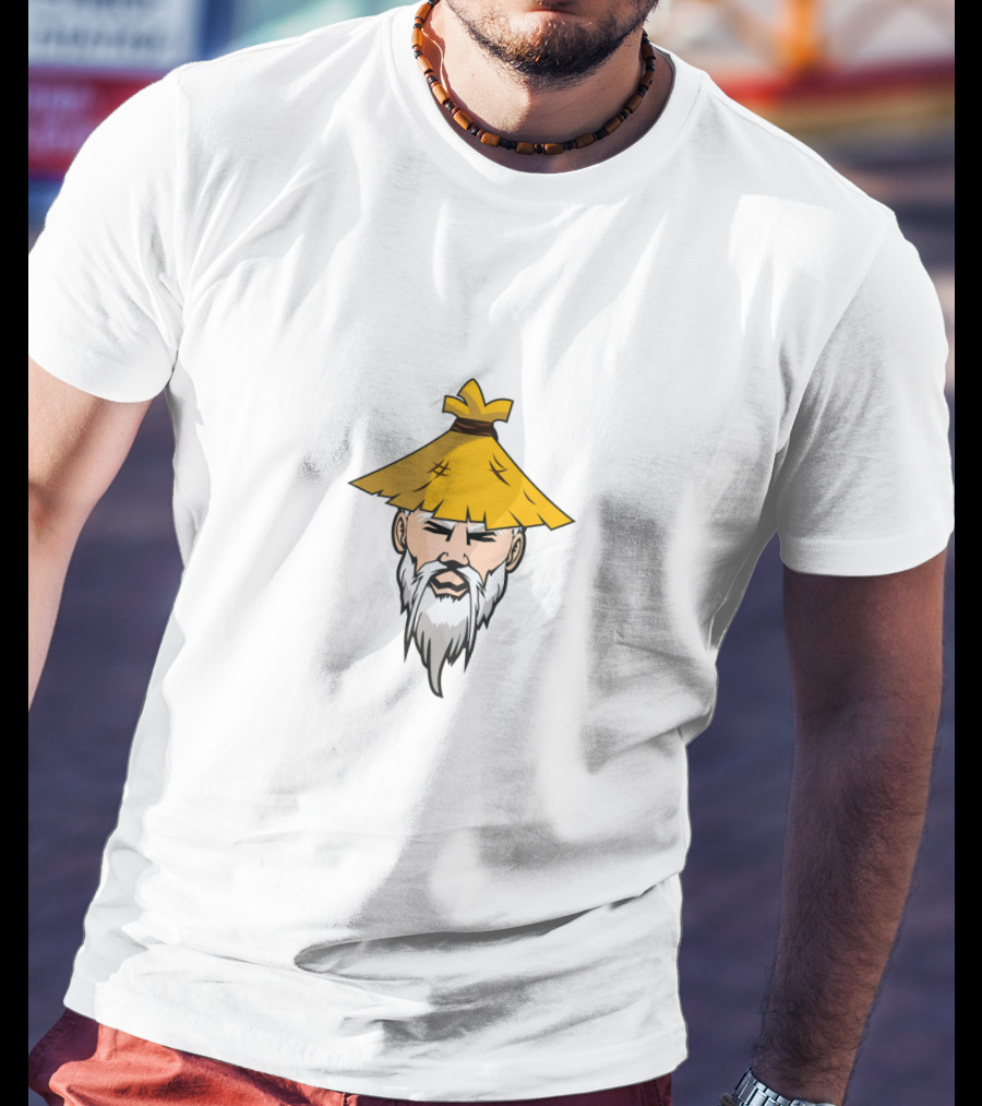 Sesh Head Monk With Straw Hat T-Shirt