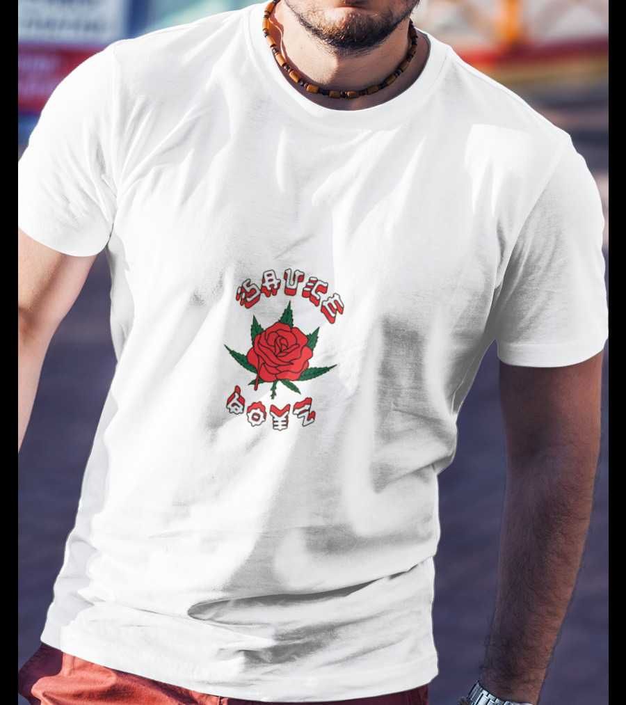 Lil Mosey Sauce Boyz Rose T-Shirt