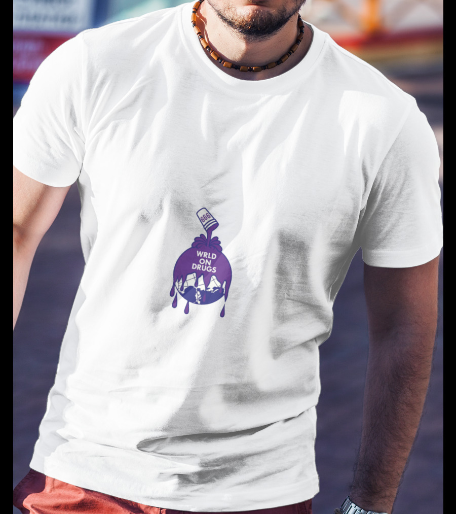 Juice WRLD On Drugs 999 Purple Iconography T-Shirt