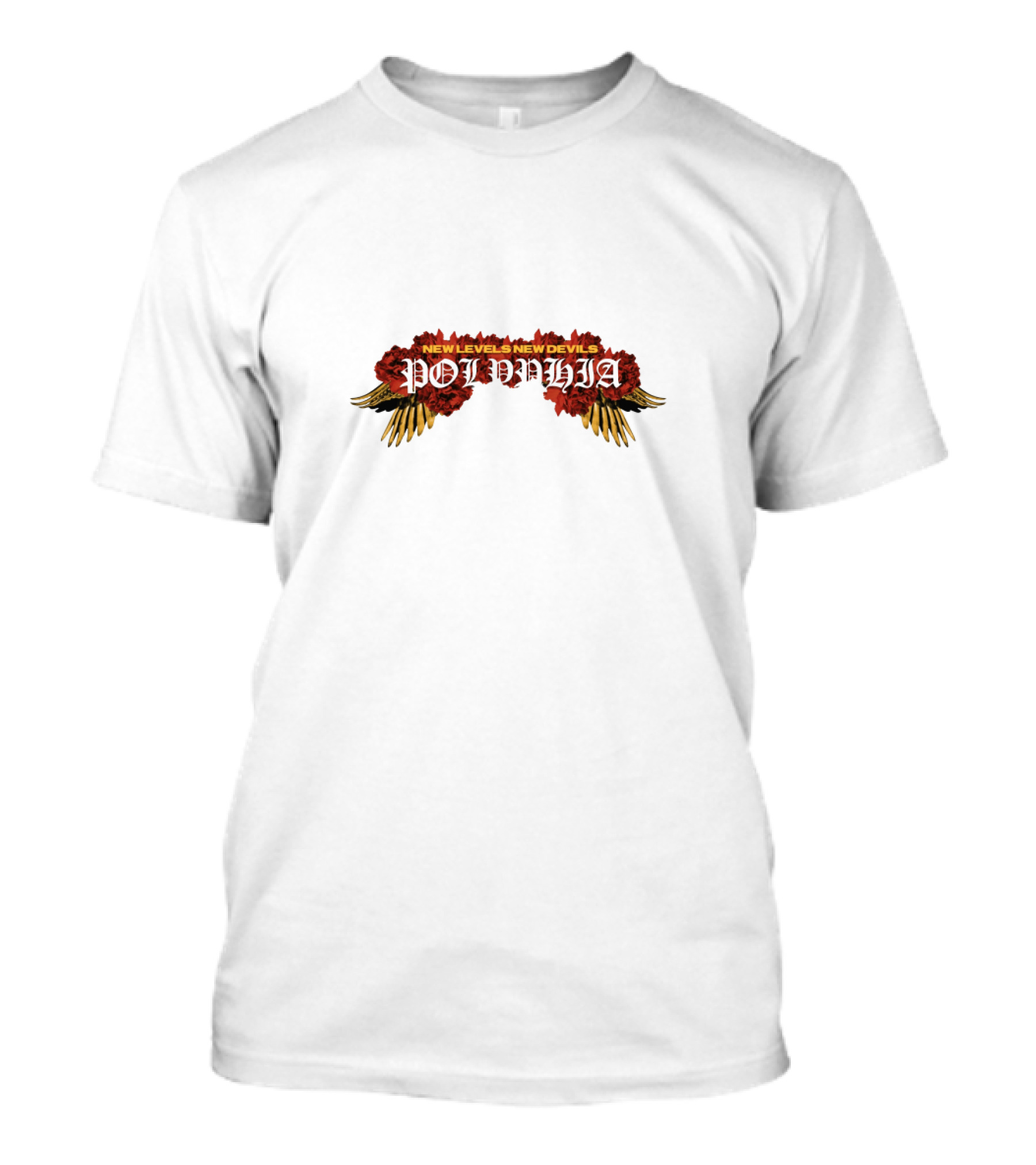 New Levels New Devils Polyphia Wings And Roses T-Shirt