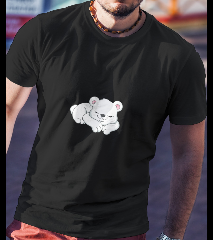 Kio Cyr Sleeping Bear Cartoon T-Shirt