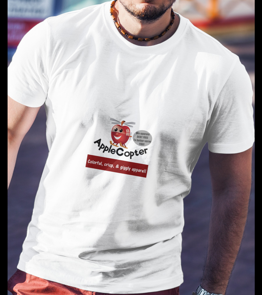 AppleCopter Colorful Crisp Giggly T-Shirt