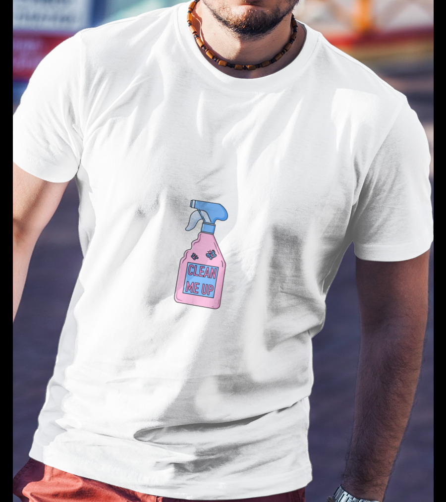 Thomas Headon Clean Me Up Spray Bottle T-Shirt