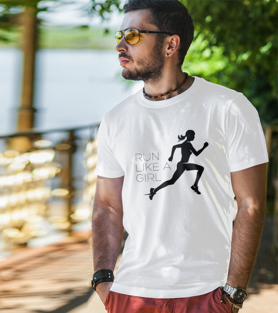 Run Like A Girl Running T-Shirt