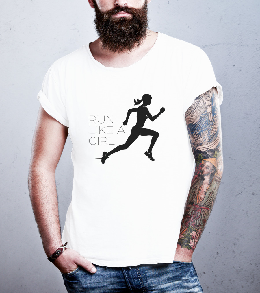 Run Like A Girl Running T-Shirt