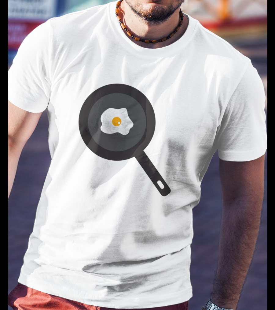Pan With Fried Egg Cooking T-Shirt