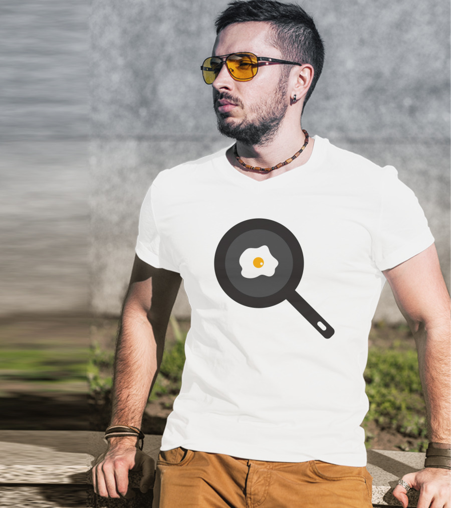 Pan With Fried Egg Cooking T-Shirt