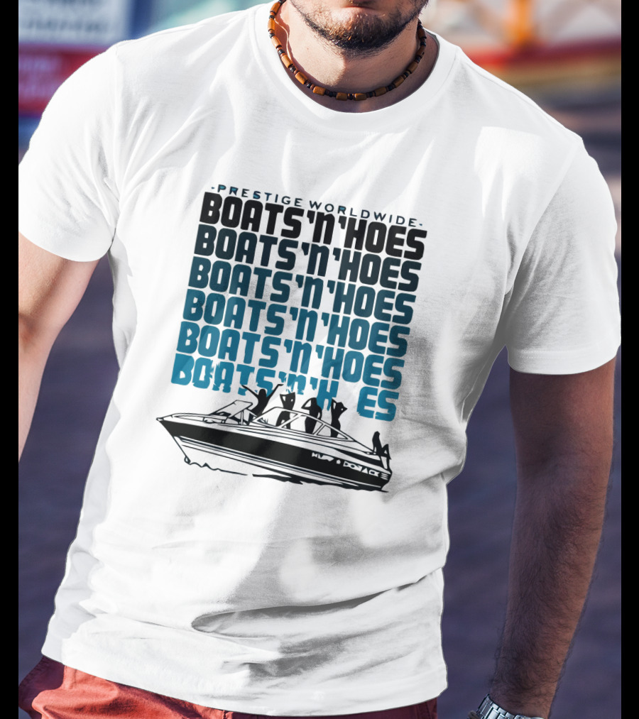 Prestige Worldwide Boats 'N' Hoes Boat T-Shirt
