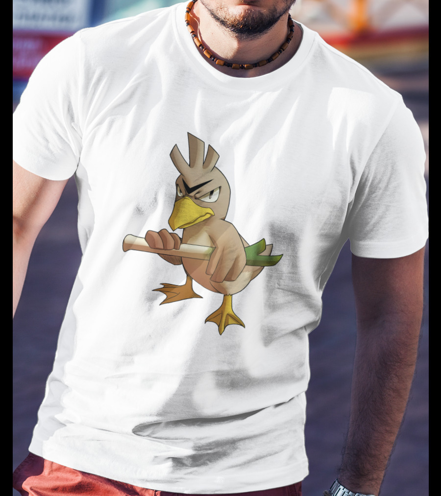 Farfetch'd Pokémon Holding Leek T-Shirt