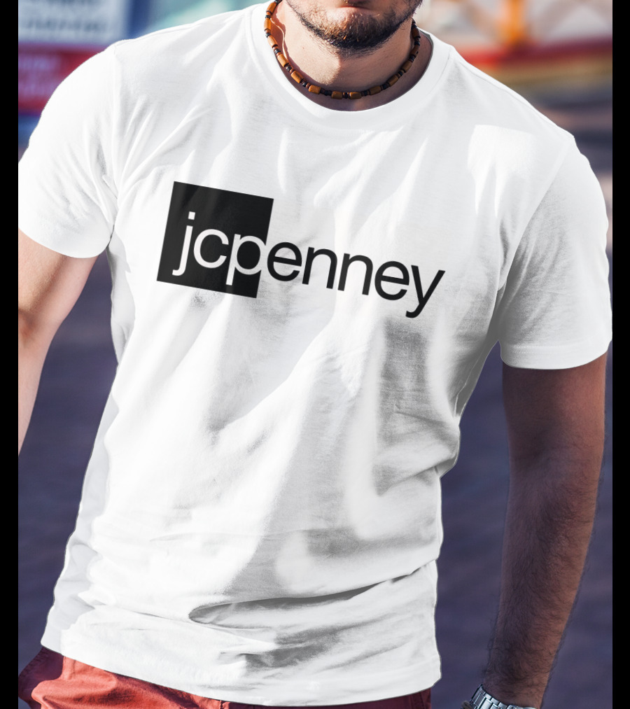 JCPenney Black And White Modern T-Shirt
