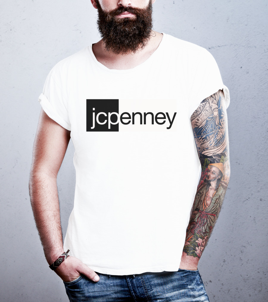 JCPenney Black And White Modern T-Shirt