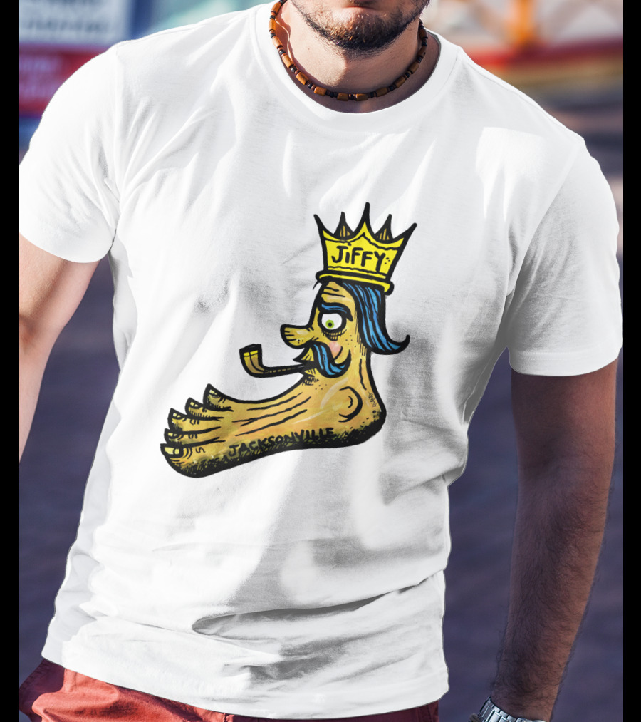 Jiffy J. Jacksonville Crowned Foot With Pipe T-Shirt