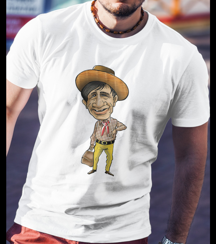 Dev Anand Caricature Cowboy T-Shirt