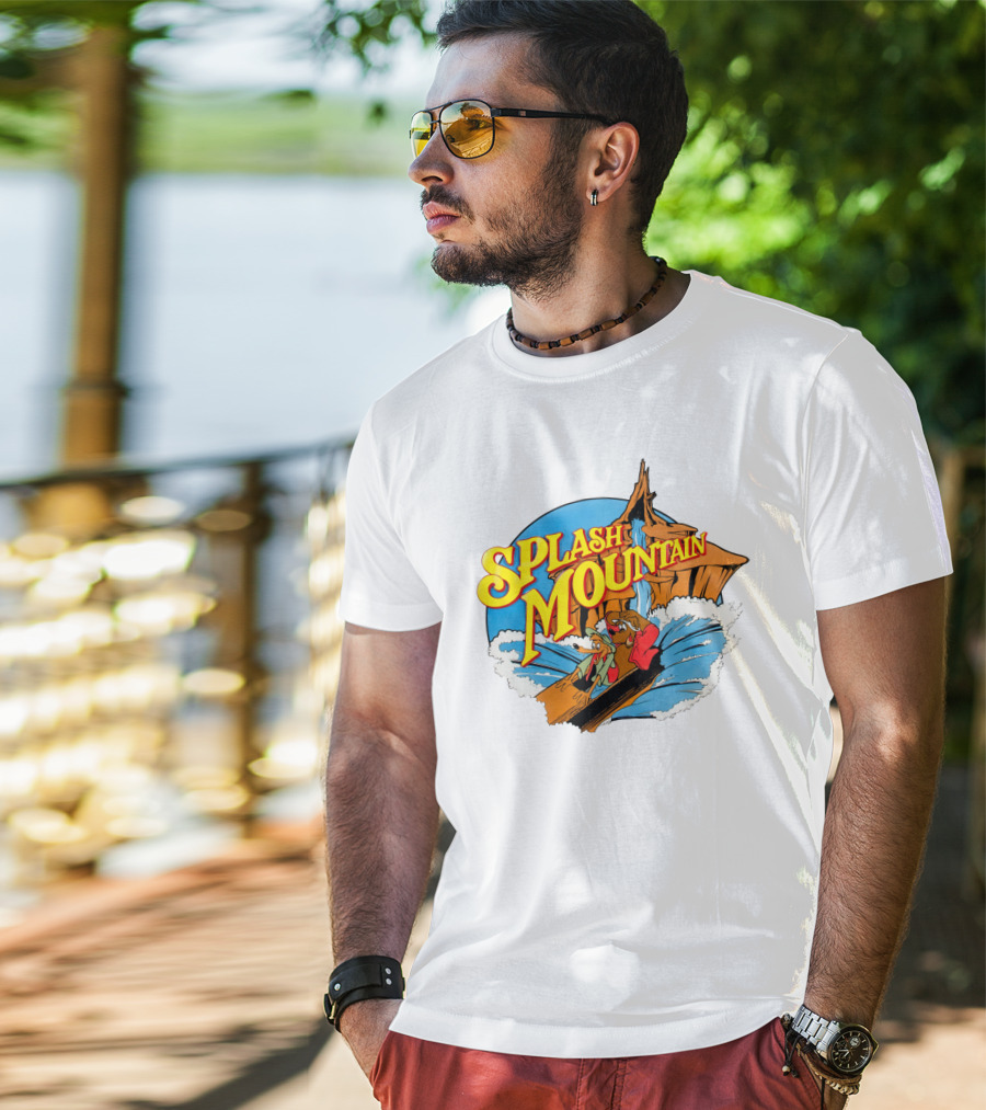 Splash Mountain Ride Log Flume Adventure Disney Characters T-Shirt