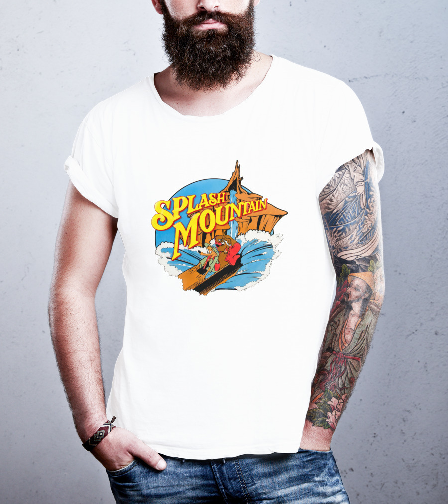 Splash Mountain Ride Log Flume Adventure Disney Characters T-Shirt