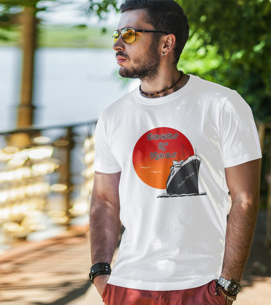 Boats N' Hoes Prestige Worldwide Step Brothers Sun Cruise T-Shirt