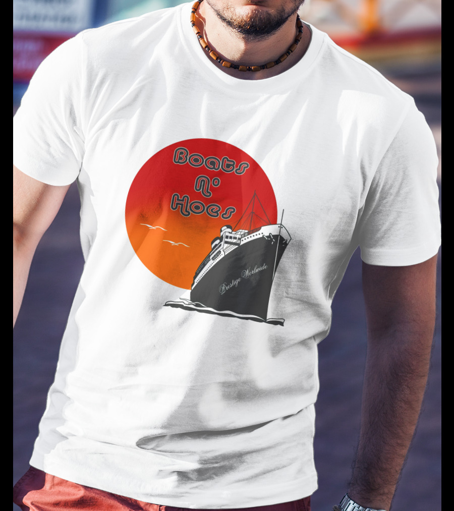 Boats N' Hoes Prestige Worldwide Step Brothers Sun Cruise T-Shirt