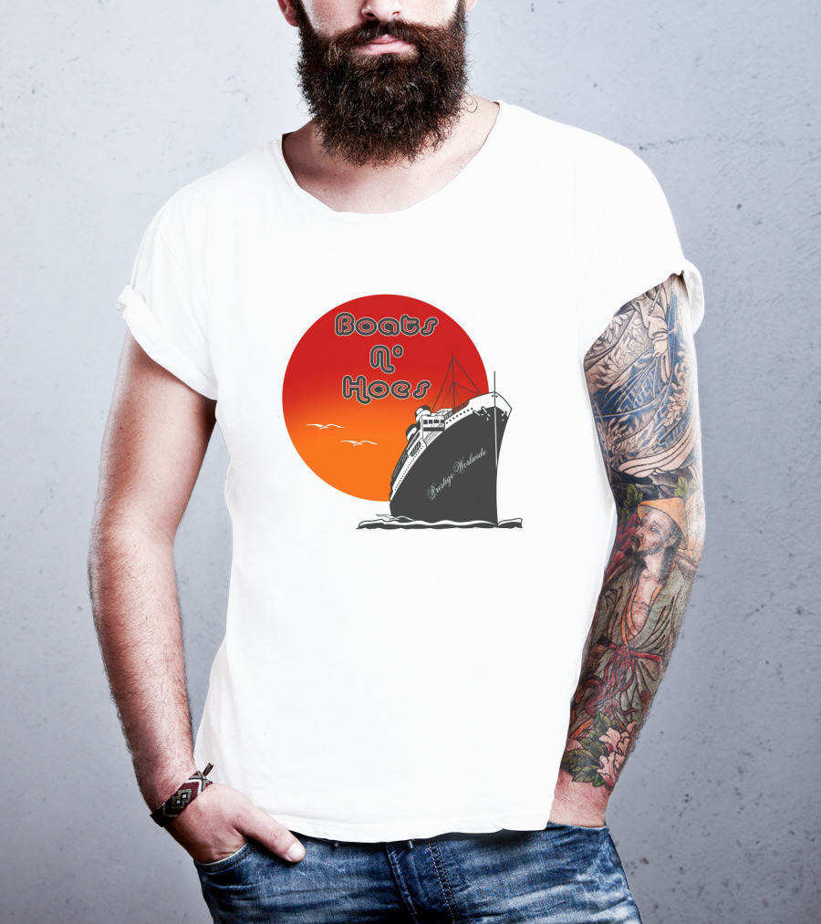 Boats N' Hoes Prestige Worldwide Step Brothers Sun Cruise T-Shirt