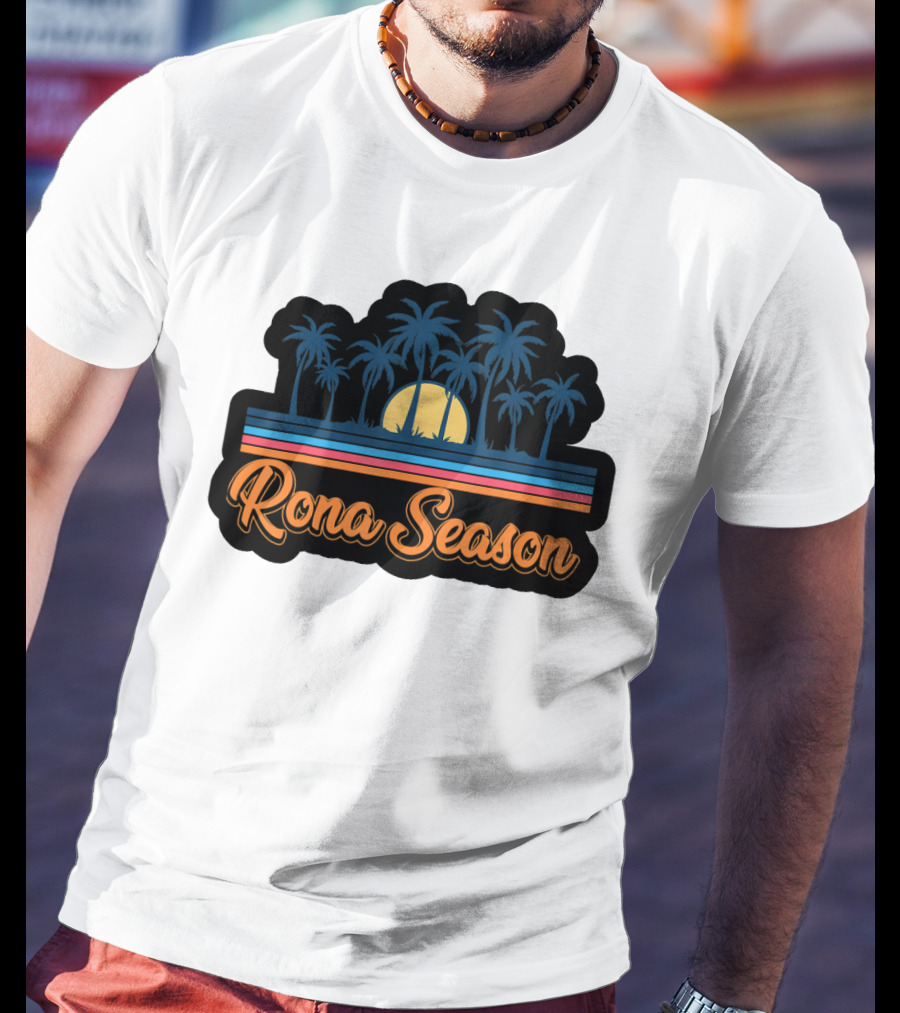 Rona Season Tropical Sunset Palm Trees T-Shirt