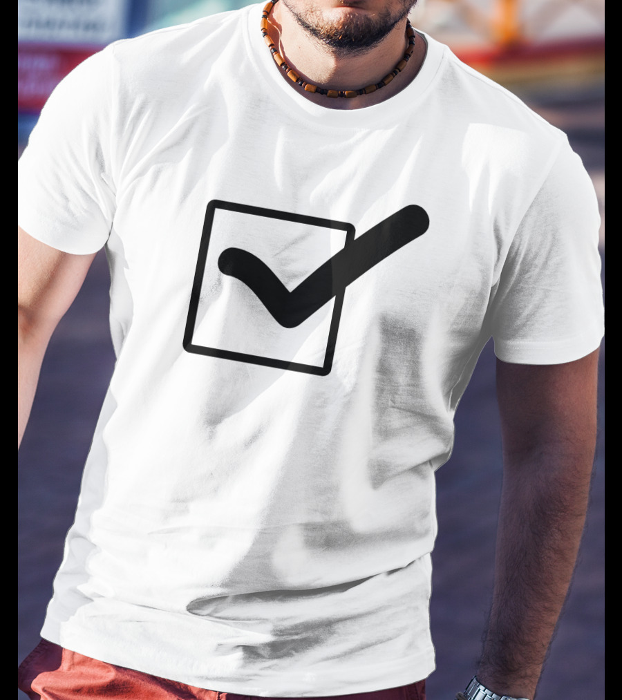 Check Mark Icon In Square Box T-Shirt
